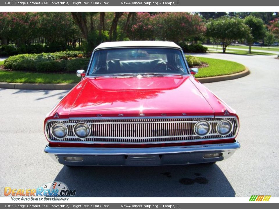 1965 Dodge Coronet 440 Convertible Bright Red / Dark Red Photo #2