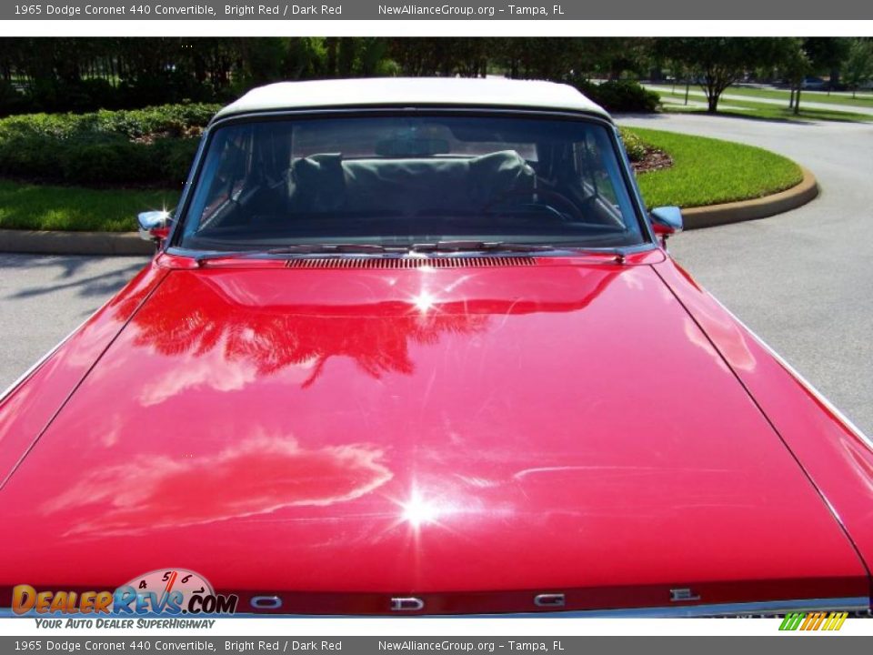 1965 Dodge Coronet 440 Convertible Bright Red / Dark Red Photo #3