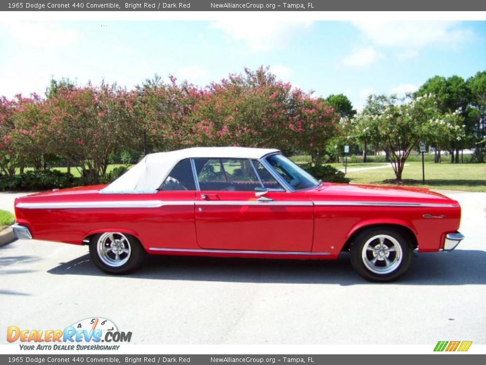 Bright Red 1965 Dodge Coronet 440 Convertible Photo #5