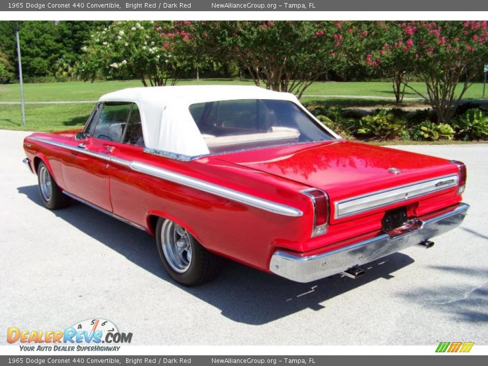 Bright Red 1965 Dodge Coronet 440 Convertible Photo #9