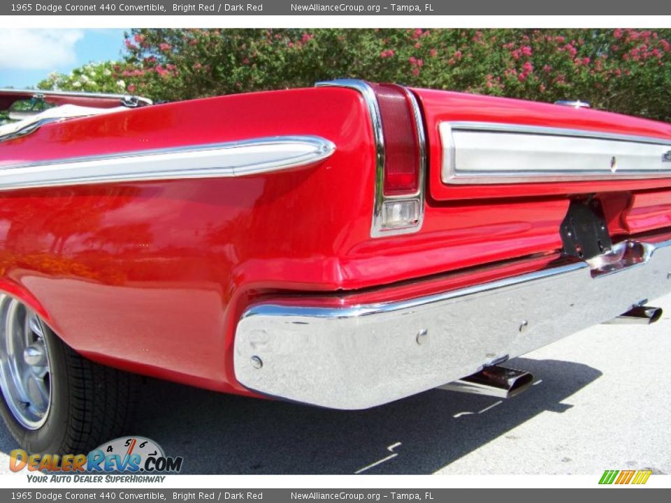 1965 Dodge Coronet 440 Convertible Bright Red / Dark Red Photo #28