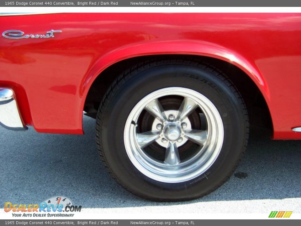 1965 Dodge Coronet 440 Convertible Bright Red / Dark Red Photo #30