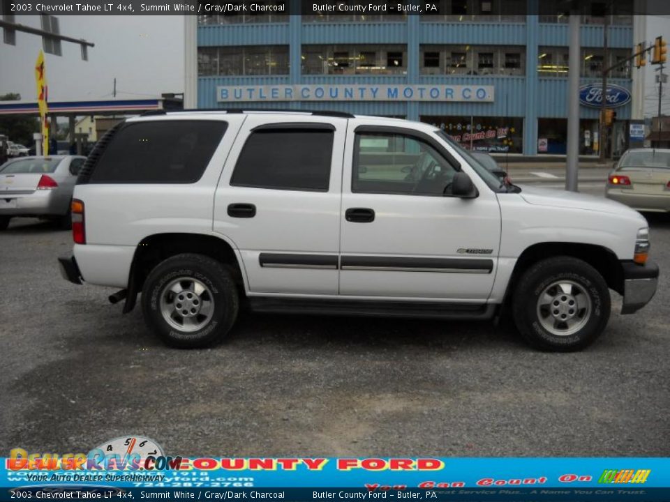 2003 Chevrolet Tahoe LT 4x4 Summit White / Gray/Dark Charcoal Photo #1