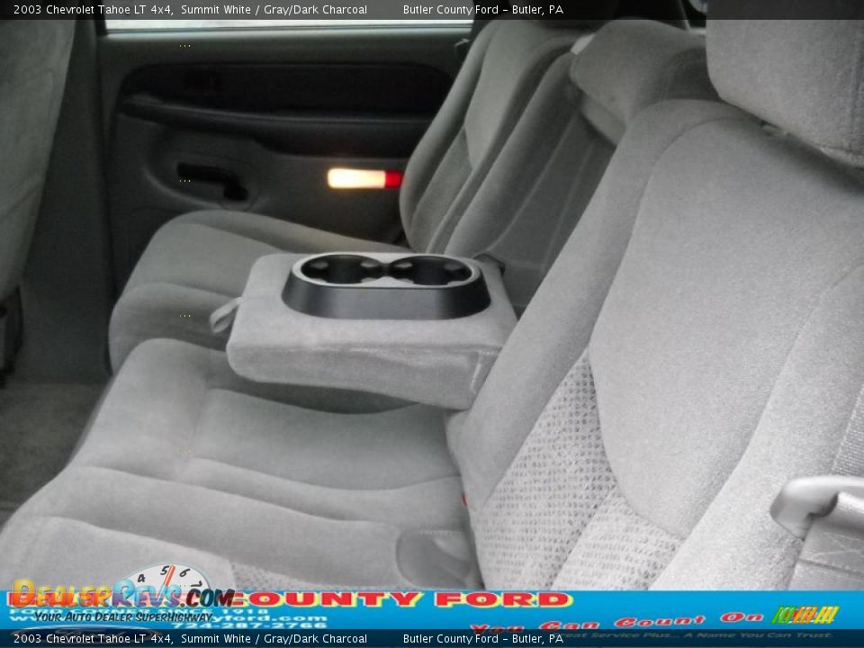 2003 Chevrolet Tahoe LT 4x4 Summit White / Gray/Dark Charcoal Photo #11