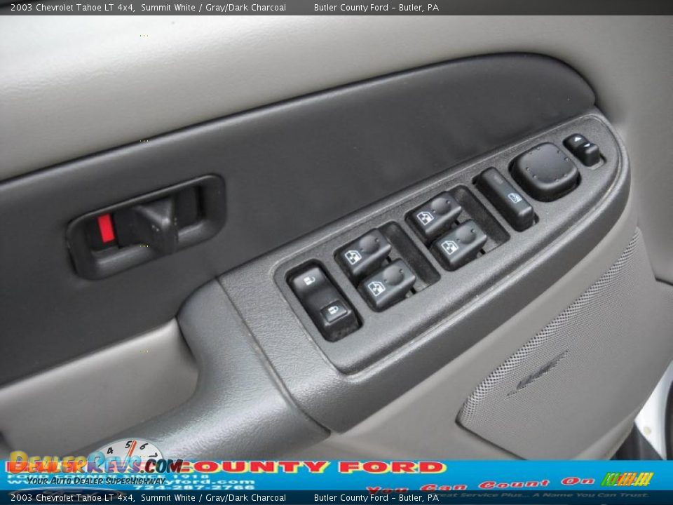2003 Chevrolet Tahoe LT 4x4 Summit White / Gray/Dark Charcoal Photo #21