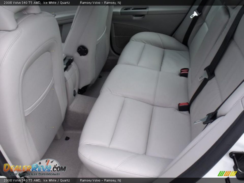 2008 Volvo S40 T5 AWD Ice White / Quartz Photo #11