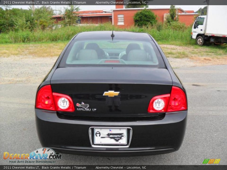 2011 Chevrolet Malibu LT Black Granite Metallic / Titanium Photo #3