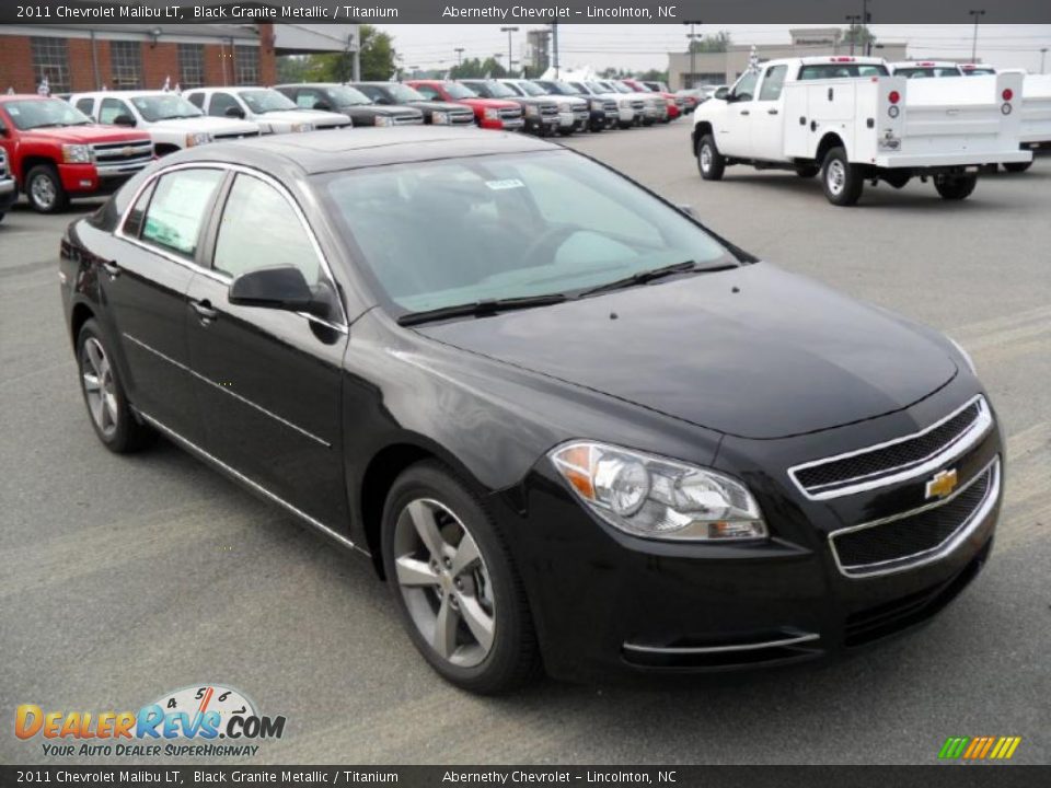 2011 Chevrolet Malibu LT Black Granite Metallic / Titanium Photo #5
