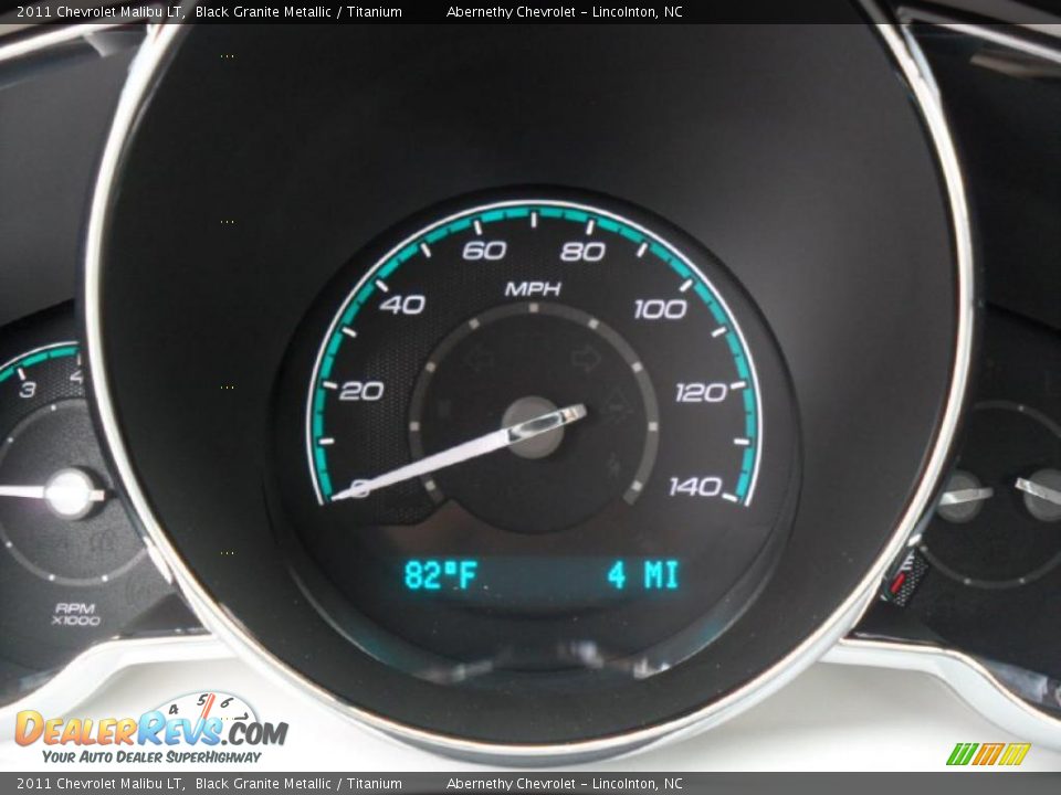 2011 Chevrolet Malibu LT Black Granite Metallic / Titanium Photo #13