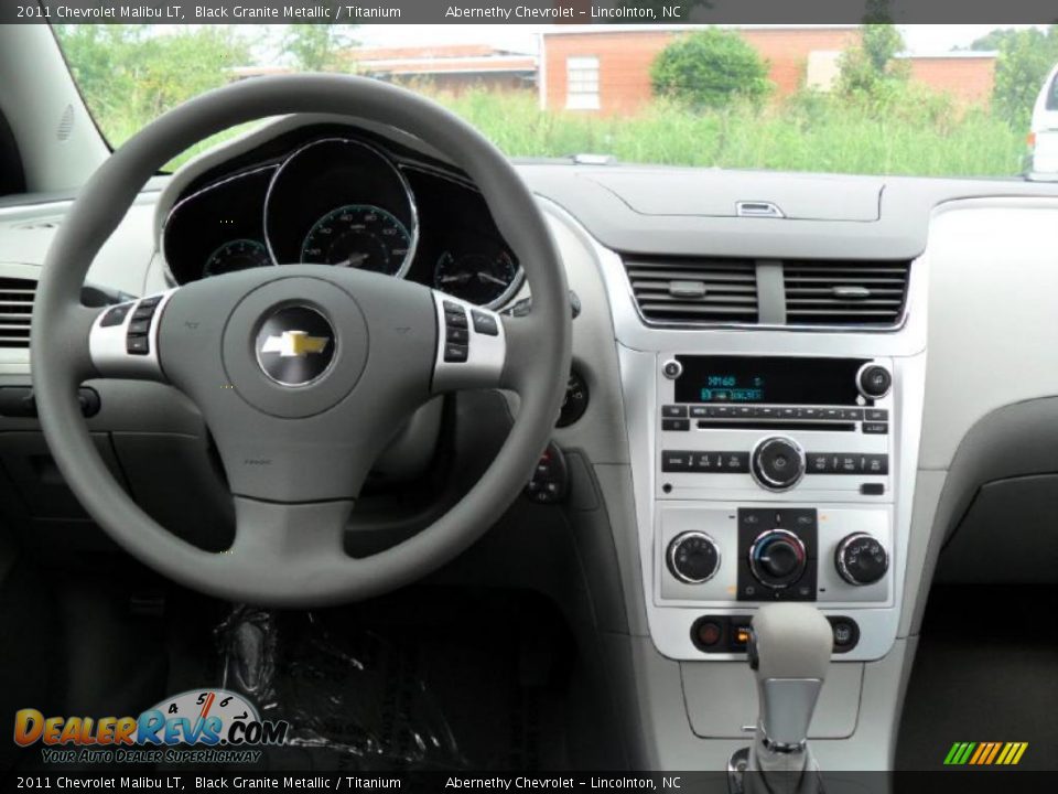 2011 Chevrolet Malibu LT Black Granite Metallic / Titanium Photo #15