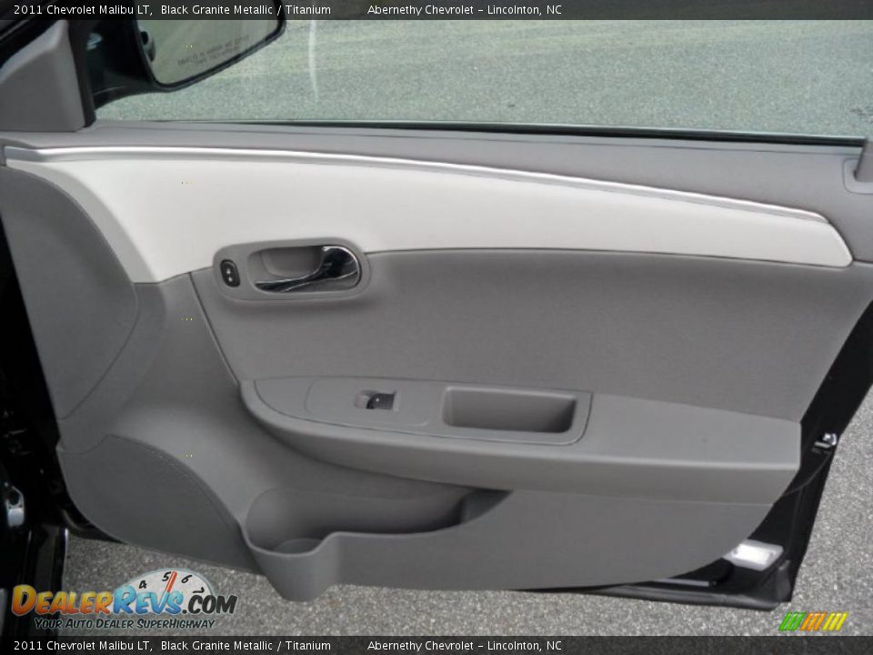 2011 Chevrolet Malibu LT Black Granite Metallic / Titanium Photo #22