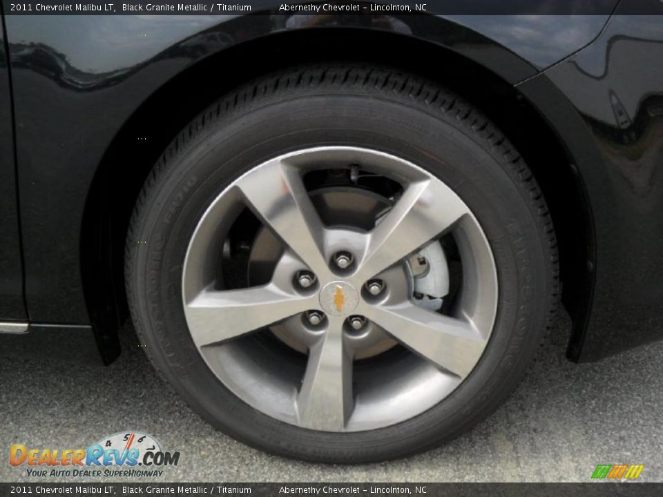 2011 Chevrolet Malibu LT Black Granite Metallic / Titanium Photo #24