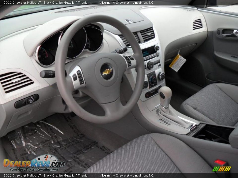 2011 Chevrolet Malibu LT Black Granite Metallic / Titanium Photo #26
