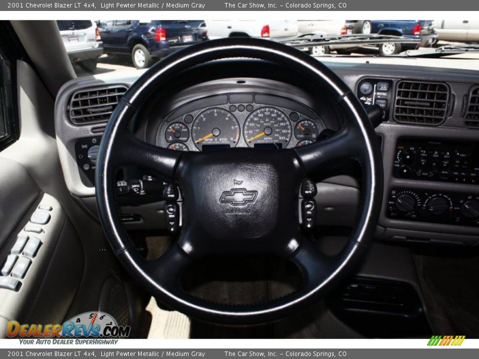 2001 Chevrolet Blazer LT 4x4 Light Pewter Metallic / Medium Gray Photo #8