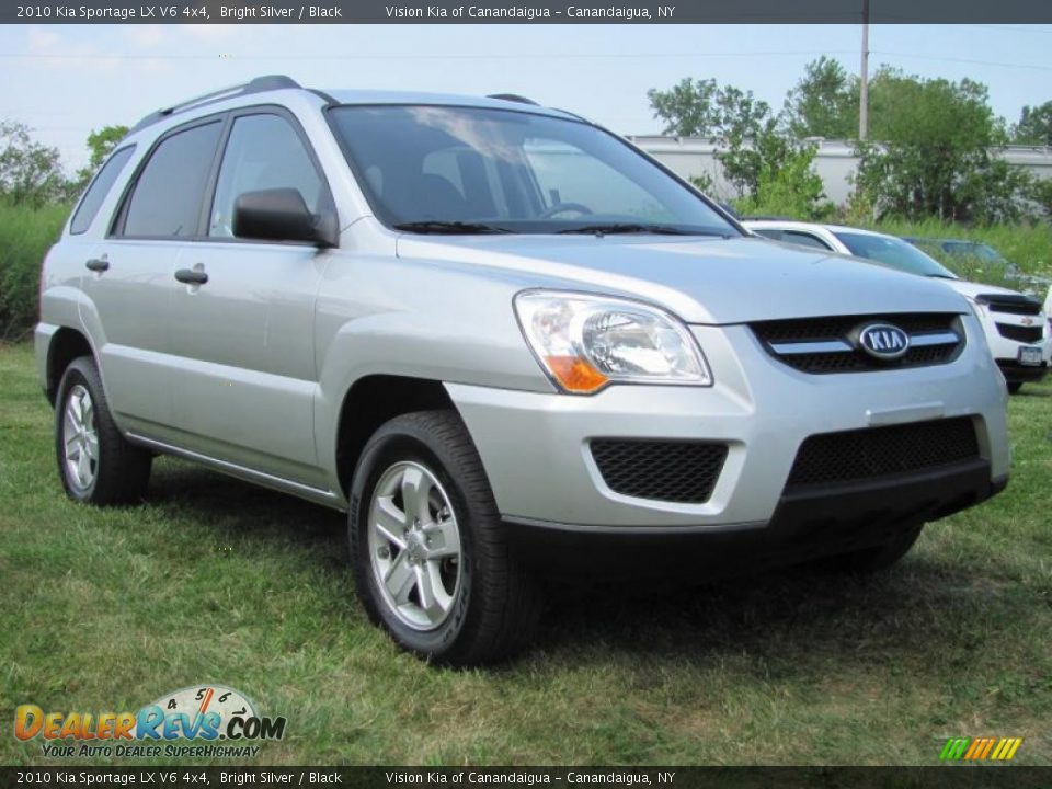 2010 Kia Sportage LX V6 4x4 Bright Silver / Black Photo #15