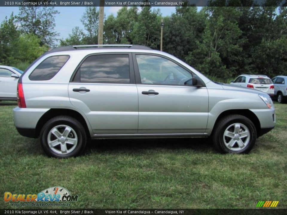2010 Kia Sportage LX V6 4x4 Bright Silver / Black Photo #17