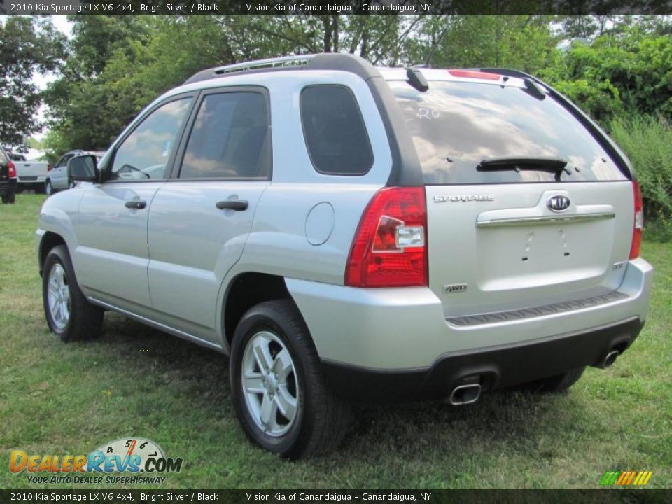 2010 Kia Sportage LX V6 4x4 Bright Silver / Black Photo #18