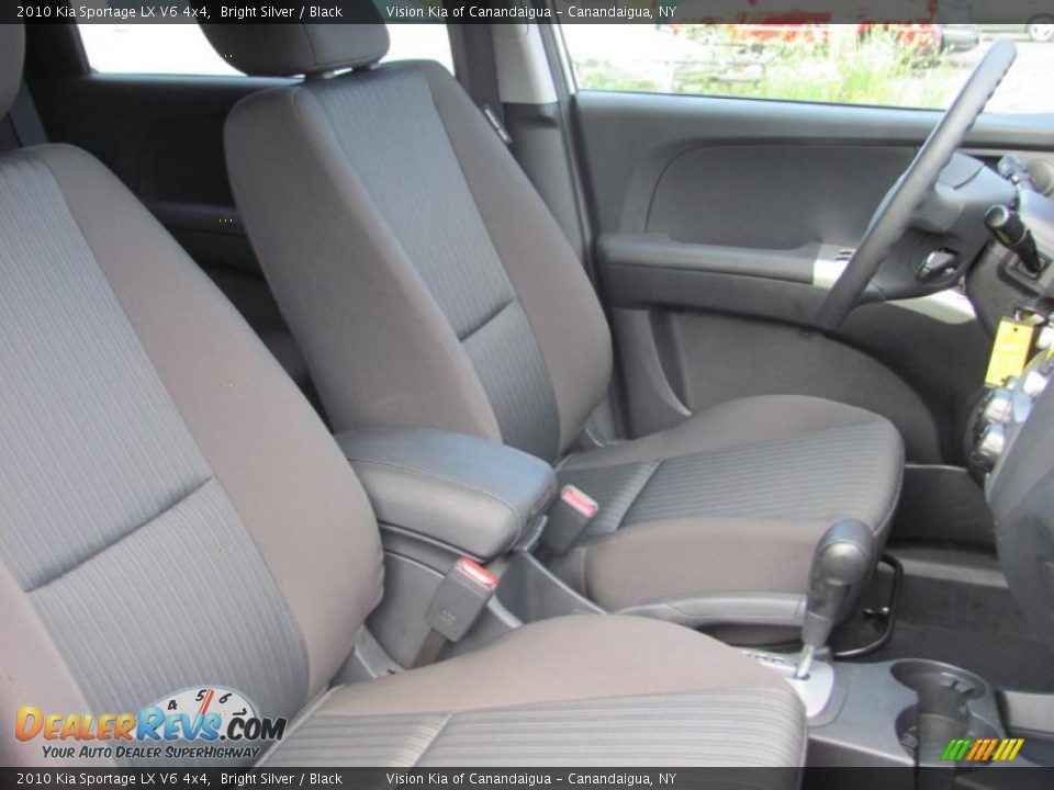 2010 Kia Sportage LX V6 4x4 Bright Silver / Black Photo #20