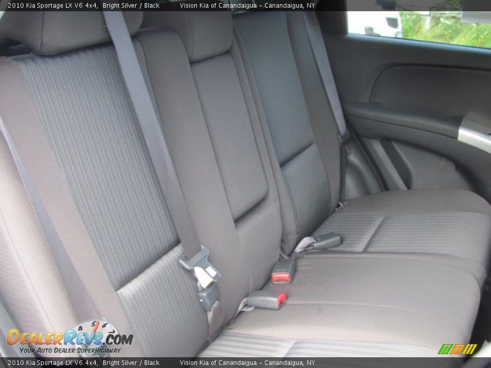 2010 Kia Sportage LX V6 4x4 Bright Silver / Black Photo #25