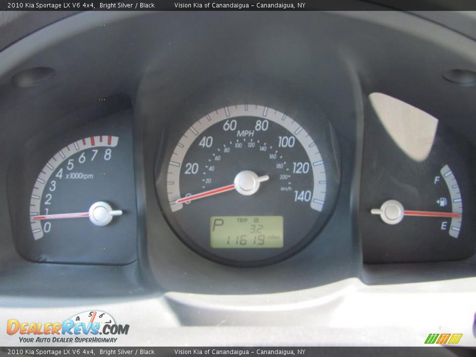 2010 Kia Sportage LX V6 4x4 Bright Silver / Black Photo #28