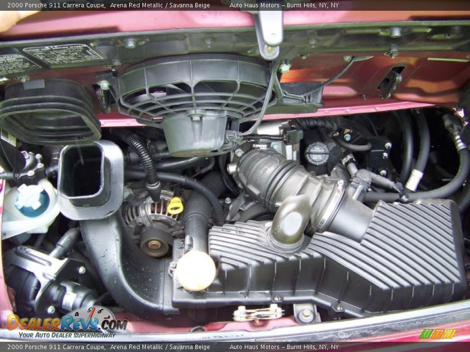 2000 Porsche 911 Carrera Coupe Arena Red Metallic / Savanna Beige Photo #12