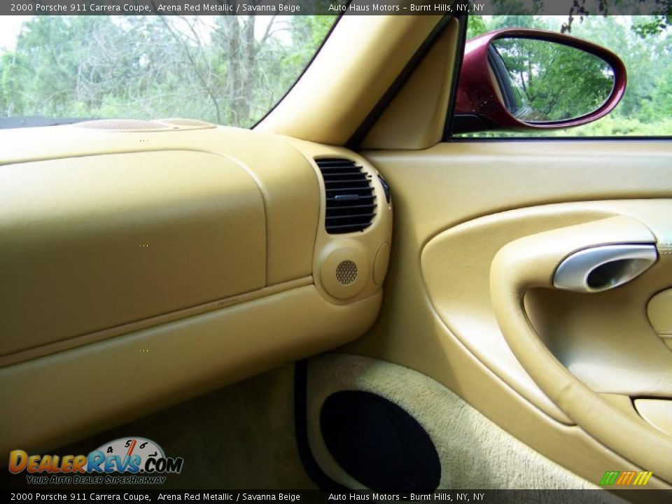 2000 Porsche 911 Carrera Coupe Arena Red Metallic / Savanna Beige Photo #20