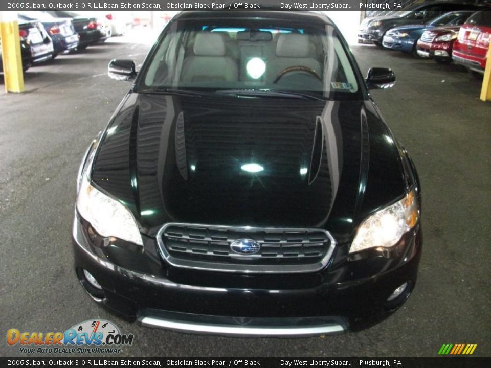 2006 Subaru Outback 3.0 R L.L.Bean Edition Sedan Obsidian Black Pearl / Off Black Photo #2