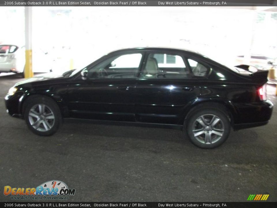 2006 Subaru Outback 3.0 R L.L.Bean Edition Sedan Obsidian Black Pearl / Off Black Photo #8