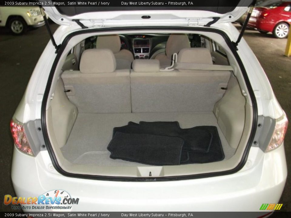 2009 Subaru Impreza 2.5i Wagon Satin White Pearl / Ivory Photo #15