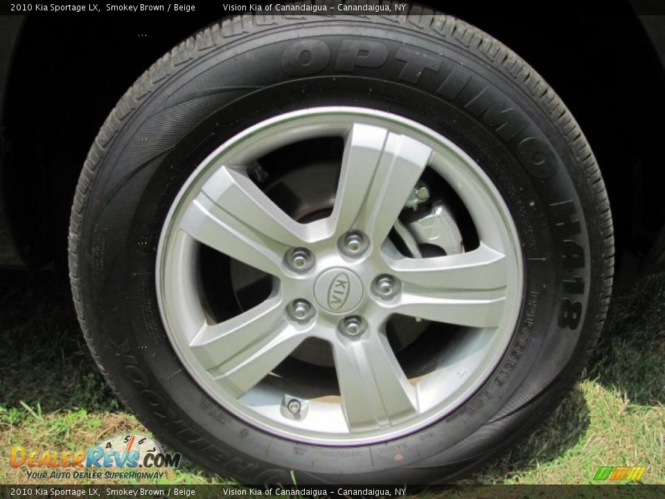 2010 Kia Sportage LX Smokey Brown / Beige Photo #13