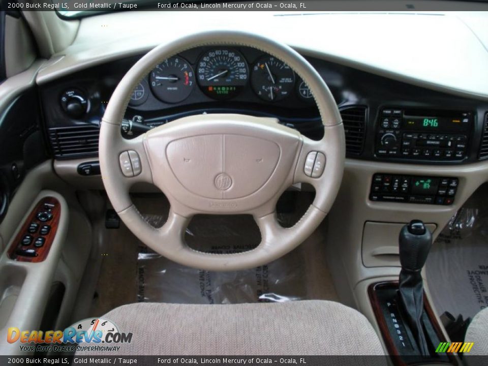 2000 Buick Regal LS Gold Metallic / Taupe Photo #19