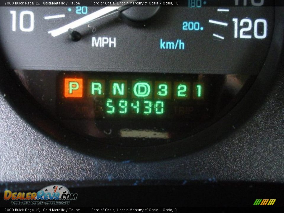 2000 Buick Regal LS Gold Metallic / Taupe Photo #21