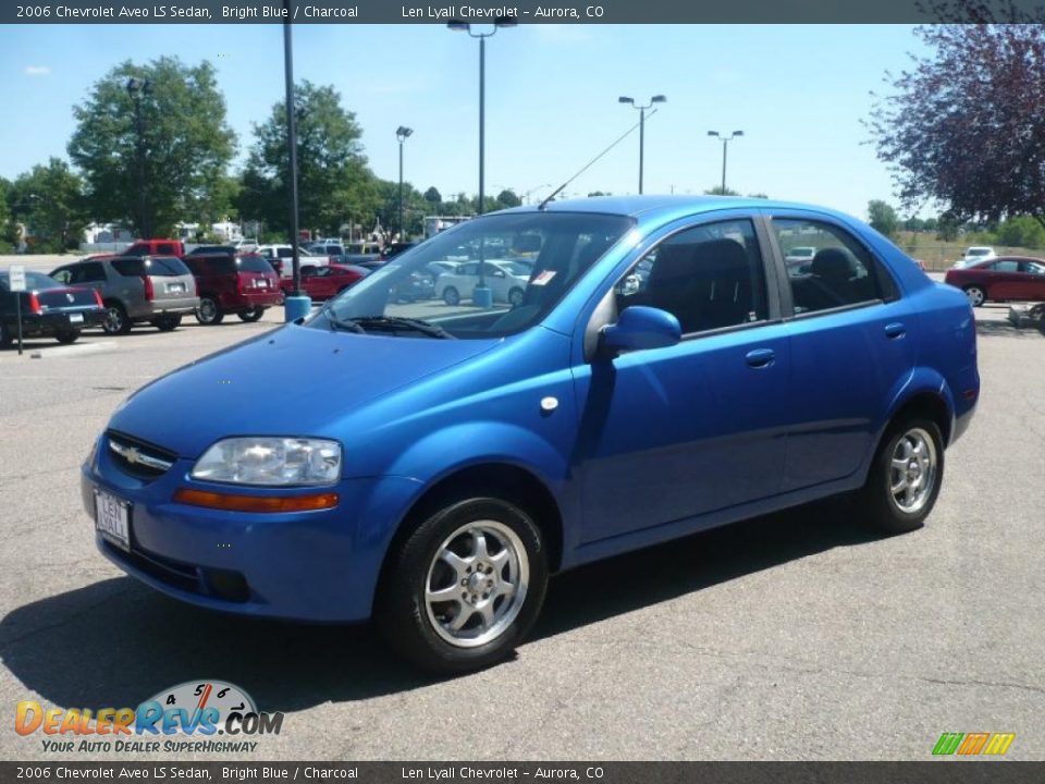 2006 Chevrolet Aveo LS Sedan Bright Blue / Charcoal Photo #2