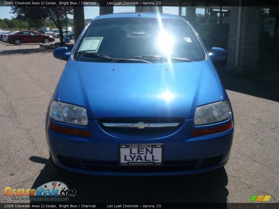 2006 Chevrolet Aveo LS Sedan Bright Blue / Charcoal Photo #3