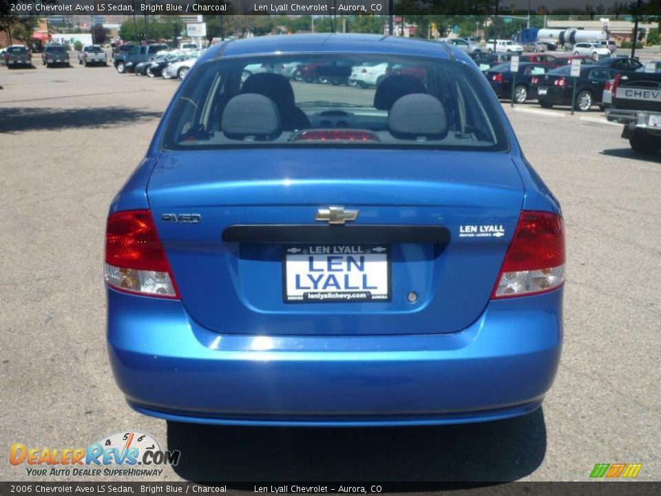 2006 Chevrolet Aveo LS Sedan Bright Blue / Charcoal Photo #5