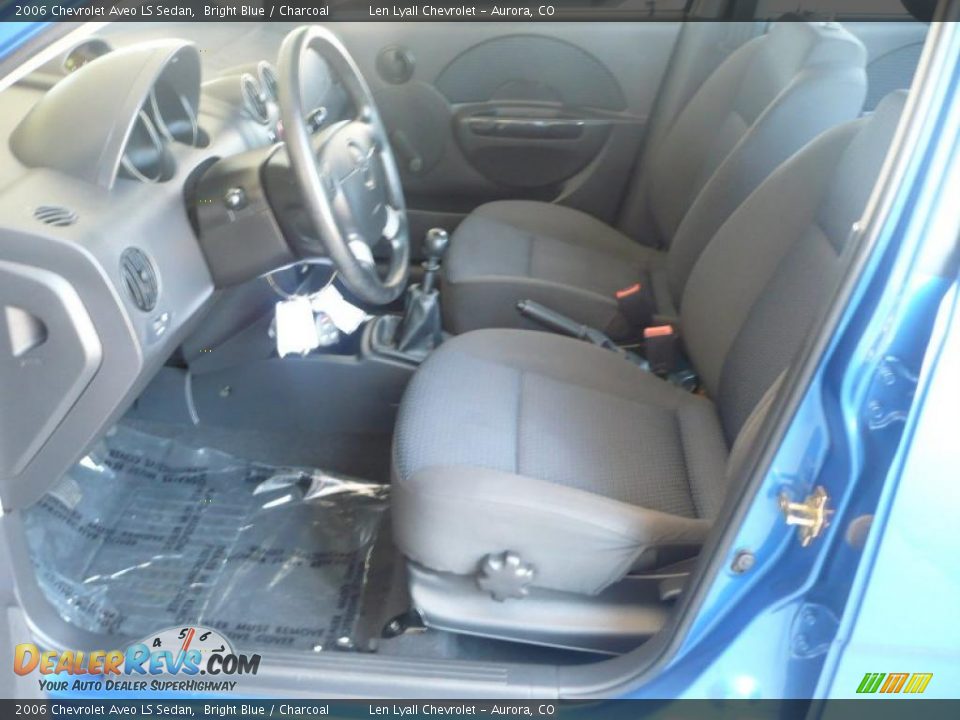 2006 Chevrolet Aveo LS Sedan Bright Blue / Charcoal Photo #8