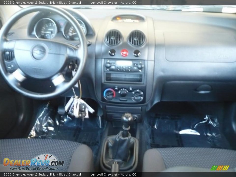 2006 Chevrolet Aveo LS Sedan Bright Blue / Charcoal Photo #14
