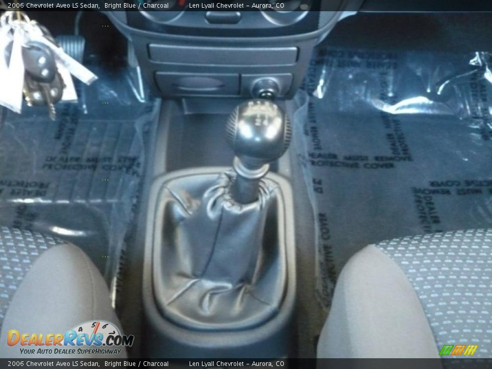 2006 Chevrolet Aveo LS Sedan Bright Blue / Charcoal Photo #15