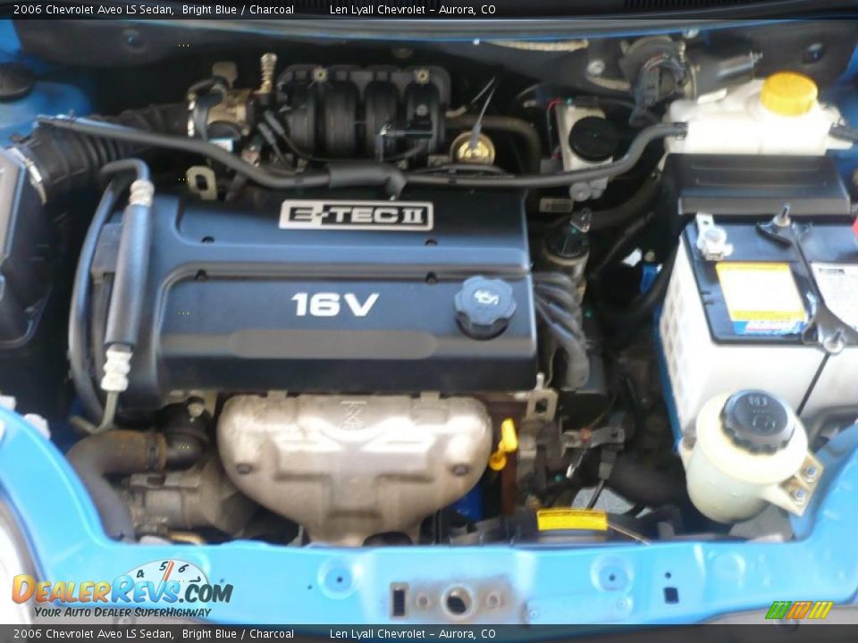 2006 Chevrolet Aveo LS Sedan Bright Blue / Charcoal Photo #16
