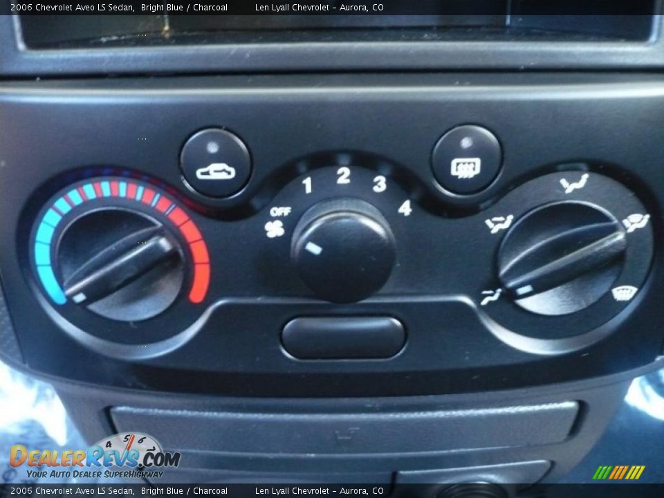 2006 Chevrolet Aveo LS Sedan Bright Blue / Charcoal Photo #19