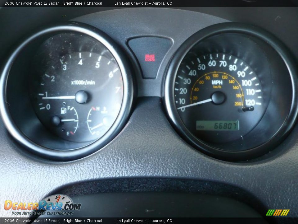 2006 Chevrolet Aveo LS Sedan Bright Blue / Charcoal Photo #21