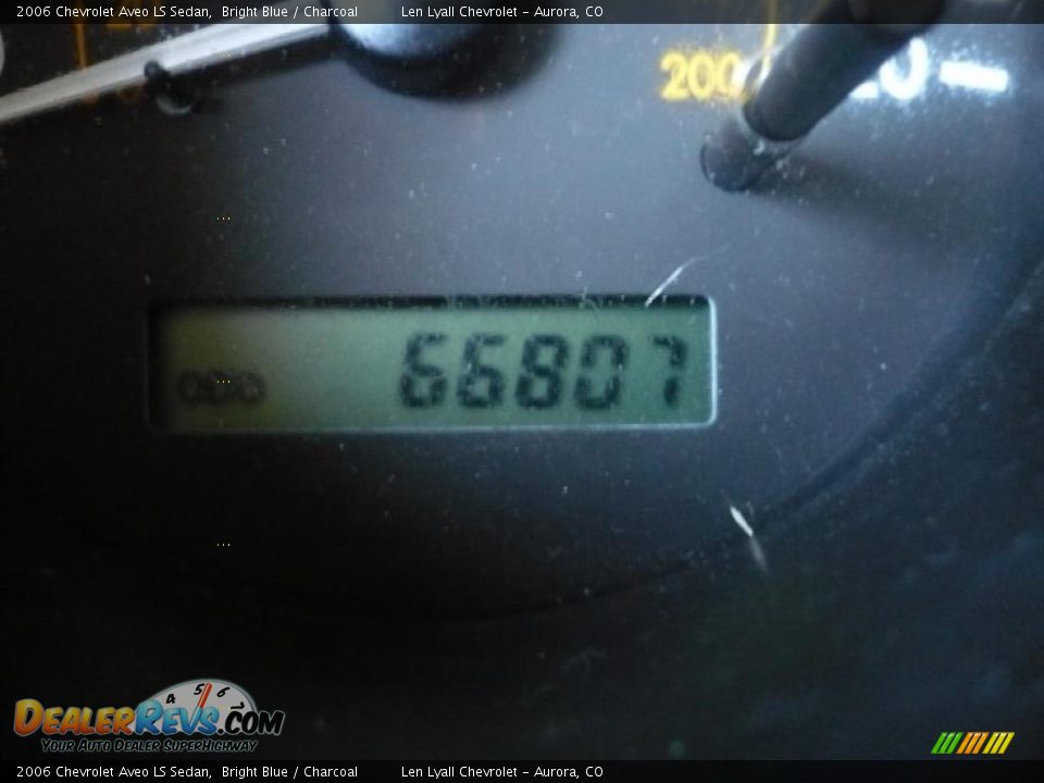 2006 Chevrolet Aveo LS Sedan Bright Blue / Charcoal Photo #22