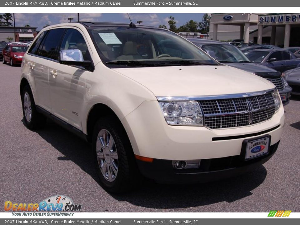 2007 Lincoln MKX AWD Creme Brulee Metallic / Medium Camel Photo #1