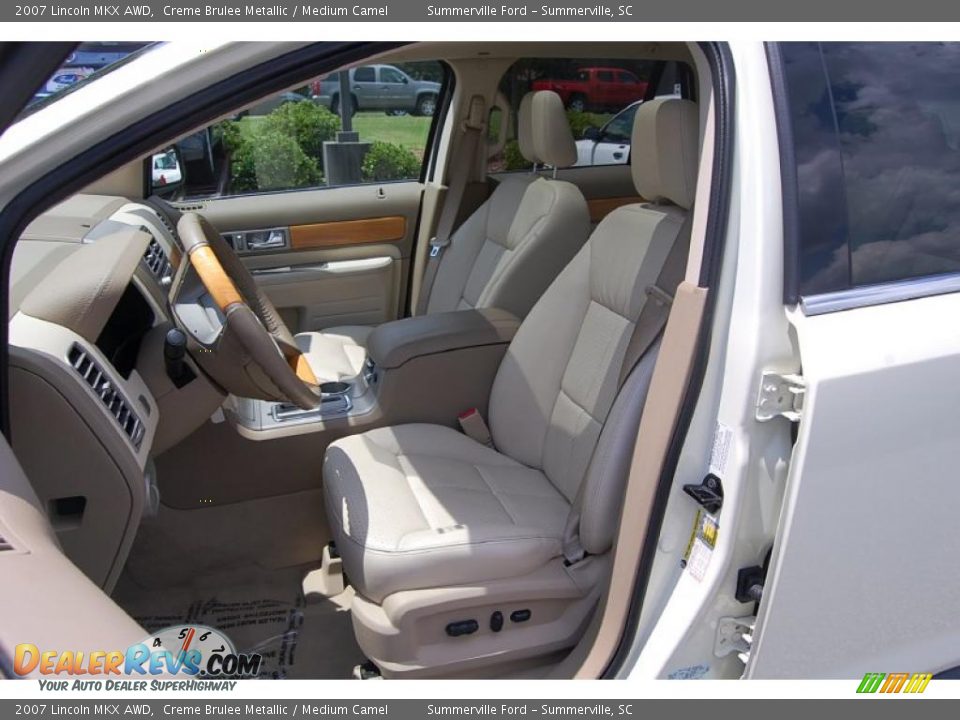 2007 Lincoln MKX AWD Creme Brulee Metallic / Medium Camel Photo #6