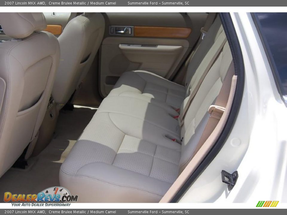 2007 Lincoln MKX AWD Creme Brulee Metallic / Medium Camel Photo #8