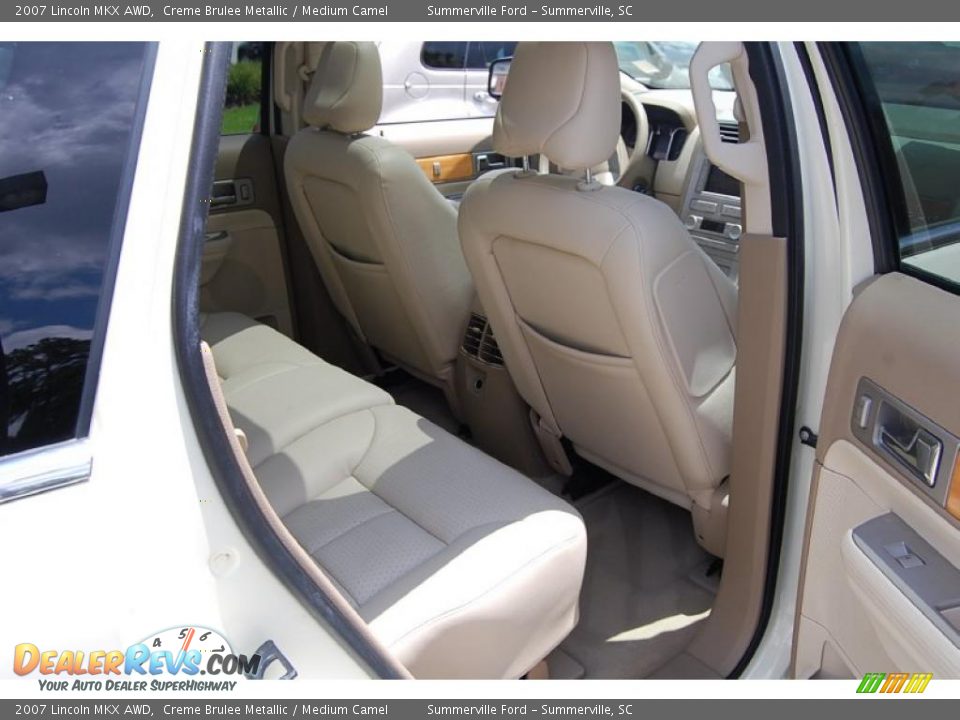 2007 Lincoln MKX AWD Creme Brulee Metallic / Medium Camel Photo #10