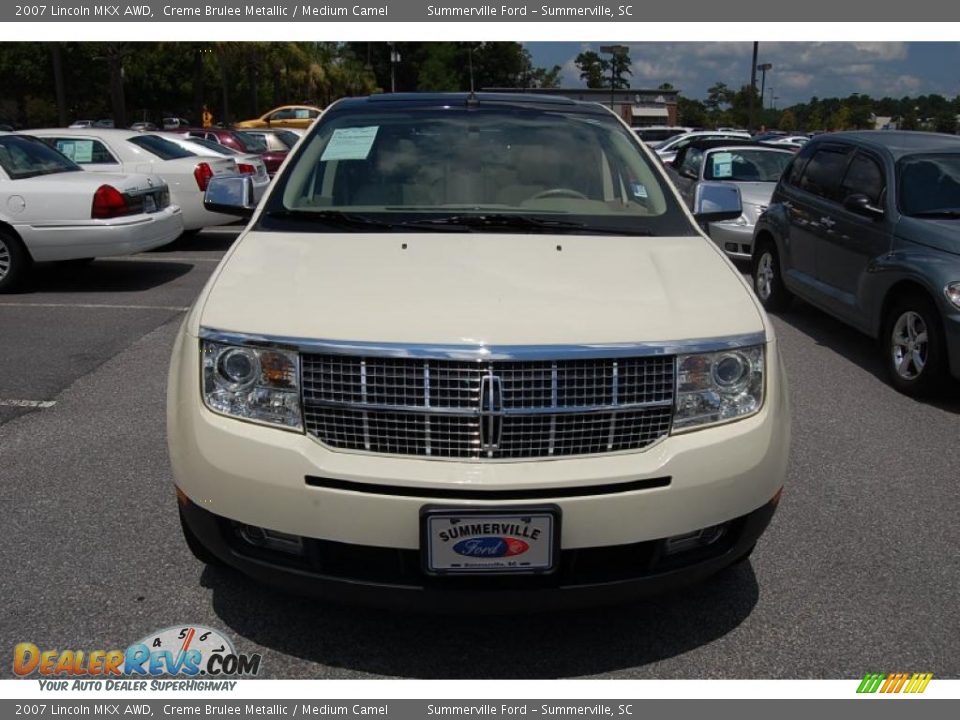 2007 Lincoln MKX AWD Creme Brulee Metallic / Medium Camel Photo #14