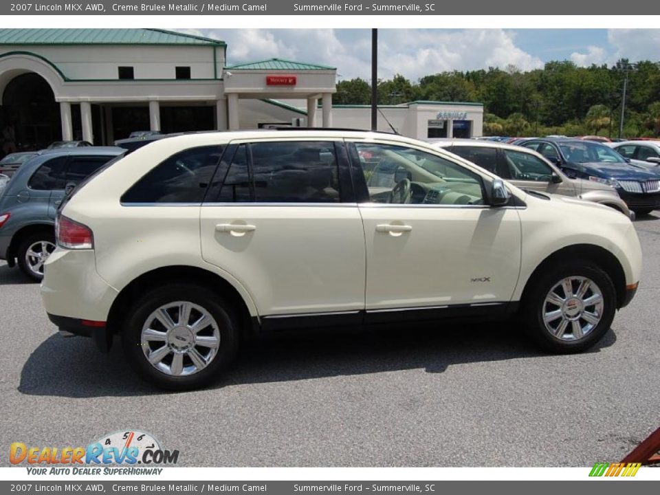 2007 Lincoln MKX AWD Creme Brulee Metallic / Medium Camel Photo #15