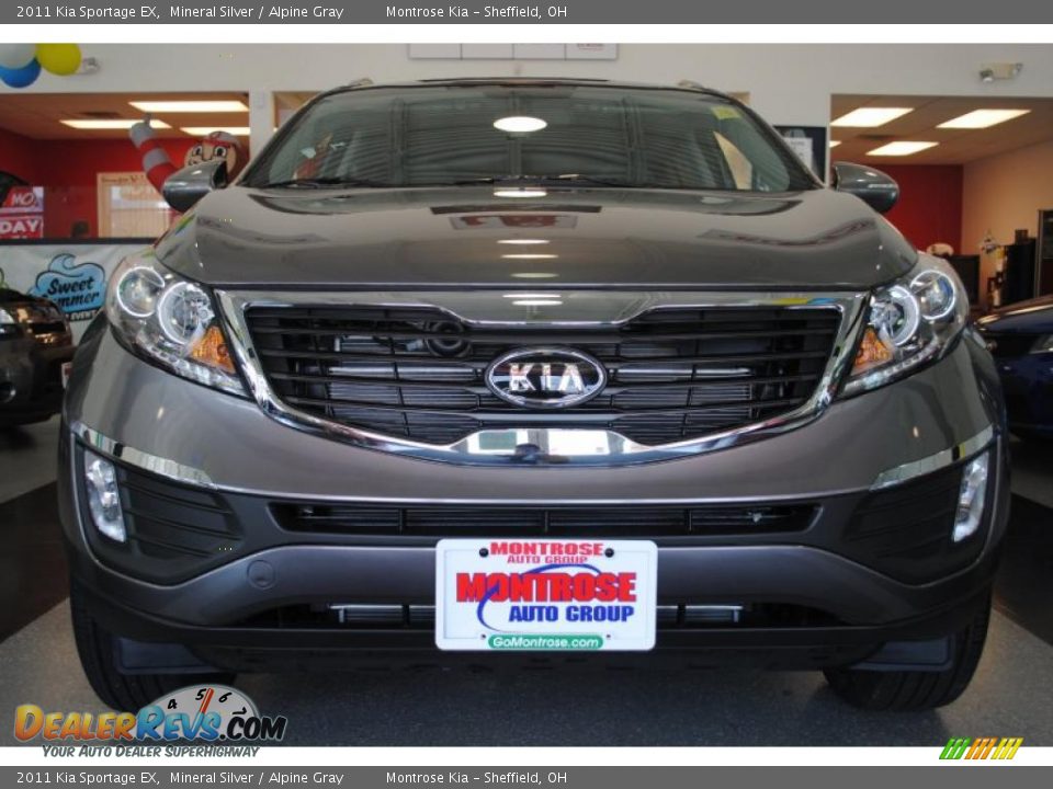 2011 Kia Sportage EX Mineral Silver / Alpine Gray Photo #12