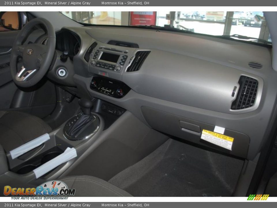 2011 Kia Sportage EX Mineral Silver / Alpine Gray Photo #15